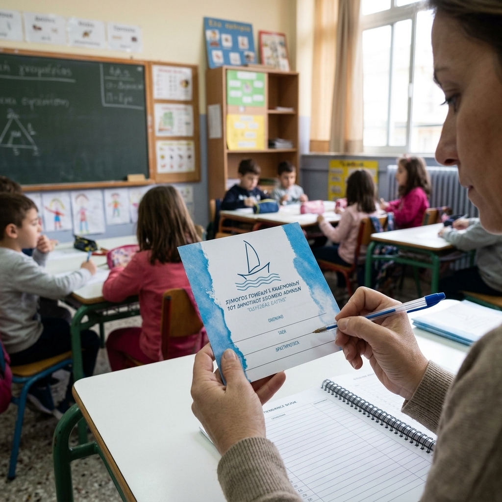    Καρτέλα Διδάκτρων    Η     καρτέλα διδάκτρων    μας διαθέτει ένα μοντέρνο και επαγγελματικό σχέδιο που διευκολύνει τη χρήση και την αναγνωσιμότητα. Οι θαυμάσιες αποχρώσεις του μπλε και του λευκού προσθέτουν μια αίσθηση ηρεμίας και καθαρότητας, ενώ οι εύχρηστες γραμματοσειρές εξασφαλίζουν ότι οι πληροφορίες είναι άμεσα κατανοητές. Το layout είναι οργανωμένο με σαφή διαχωρισμένα πεδία, επιτρέποντας μια γρήγορη αναφορά στα δίδακτρα και τις πληρωμές των μαθητών.    Οι     καρτέλες διδάκτρων    είναι τυπωμένες σε ανθεκτικό χαρτί που διασφαλίζει ότι δεν θα φθαρούν με την καθημερινή χρήση, εξασφαλίζοντας τη μακροχρόνια διάρκεια τους. Επίσης, οι εκτυπώσεις μπορούν να προσαρμοστούν με το λογότυπο και τα χρώματα του φροντιστηρίου σας, καθιστώντας τις μοναδικές και αναγνωρίσιμες.    Αυτή η     καρτέλα διδάκτρων    είναι ιδανική για τη διαχείριση των διδάκτρων και την παρακολούθηση των πληρωμών. Με αυτόν τον τρόπο, το φροντιστήριο εξασφαλίζει οργάνωση και επαγγελματισμό στις καθημερινές του δραστηριότητες.    Επικοινωνήστε μαζί μας και το τυπογραφείο μας μπορεί να φτιάξει μια     καρτέλα διδάκτρων    προσαρμοσμένη στις ανάγκες σας! 