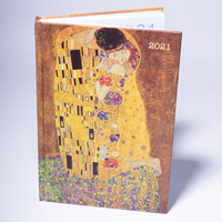  Ημερολόγιο Ατζέντα, Klimt, Το φιλί- Διαστάσεις 14x21 εκ.- Σκληρό έγχρωμο εξώφυλλο- Ημερήσιο 2χρωμο λευκό σώμα χωρίς ευρετηρίασηΚωδ: 87811      