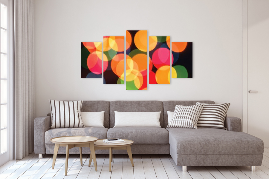 Πίνακας σε καμβά αφηρημένης τέχνης, ιδανικός για σύγχρονο χώρο, με ελεύθερες μορφές και χρώματα.
