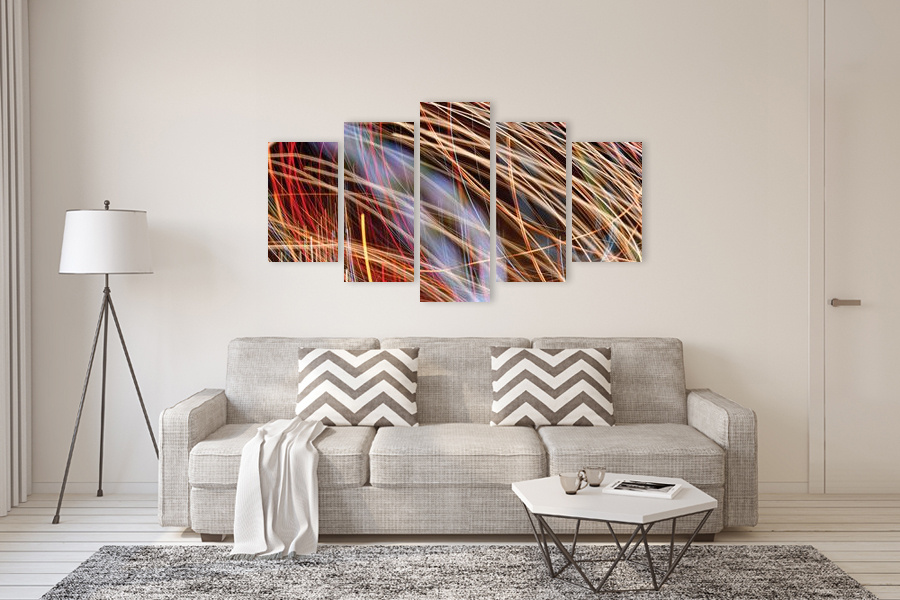 Πίνακας σε καμβά για εσωτερικό χώρο, αφηρημένη εικόνα, με μοντέρνο στυλ διακόσμησης.