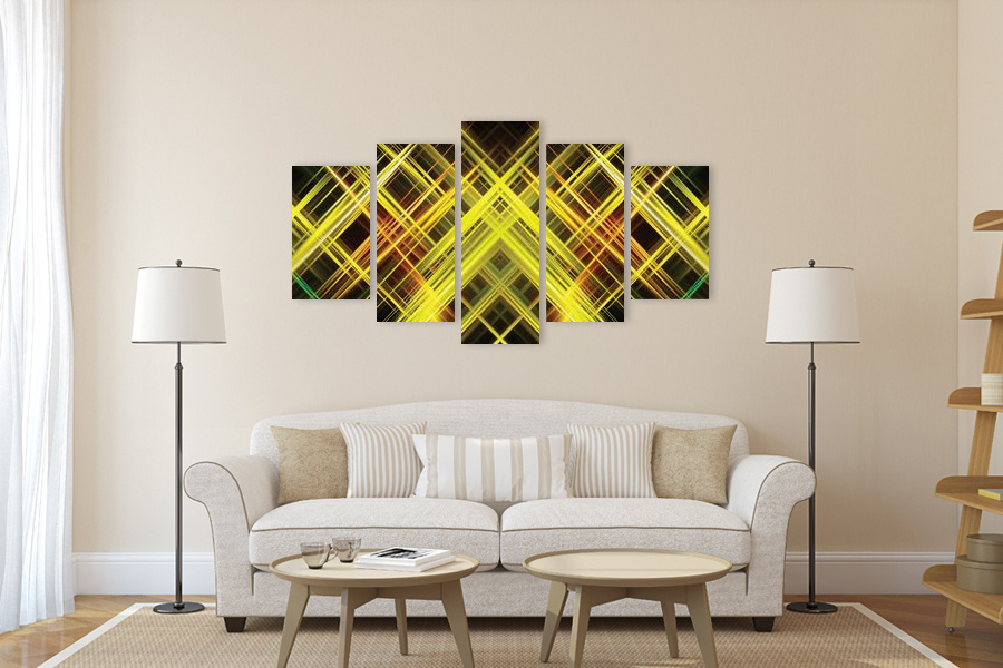 Πίνακας σε καμβά για μοντέρνο χώρο, αφηρημένο σχέδιο, με στυλ διακόσμησης minimal.