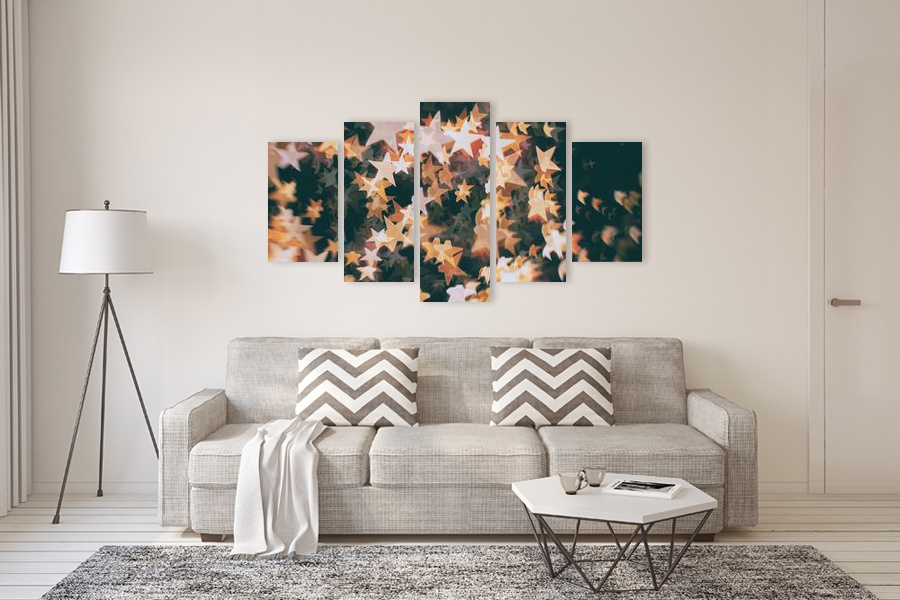 Πίνακας σε καμβά για σύγχρονο χώρο, αφηρημένη εικόνα με μοντέρνο στυλ διακόσμησης.