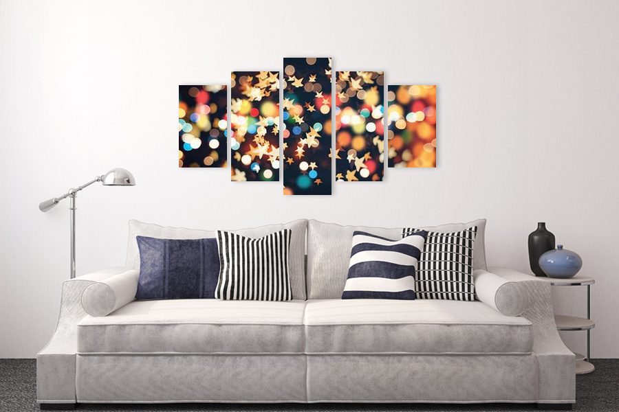 Πίνακας σε καμβά με αφηρημένο σχέδιο, ιδανικός για μοντέρνο χώρο.