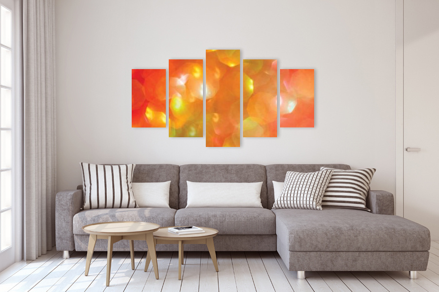 Πίνακας σε καμβά για μοντέρνο χώρο, αφηρημένη εικόνα, με έντονα χρώματα, ιδανικός για minimal διακόσμηση.