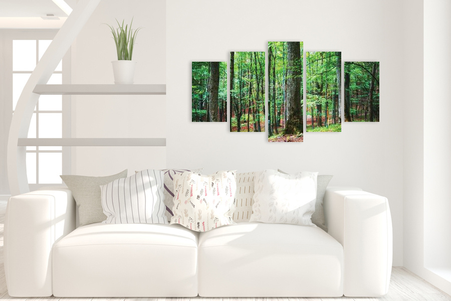 Πίνακας σε καμβά για χώρο που μπορεί να προορίζεται σε τοπίο, με φυσικό θέμα, σε αφηρημένο στυλ και μοντέρνα διακόσμηση.