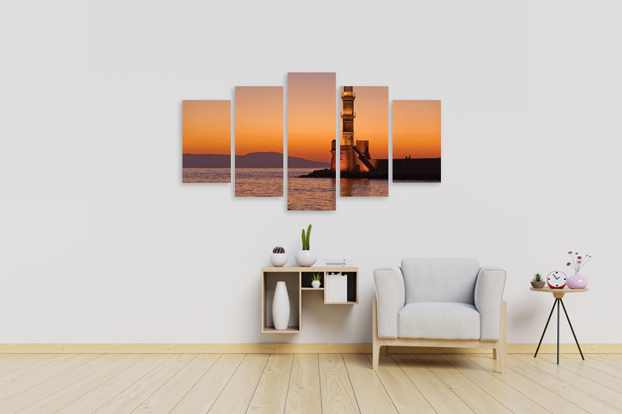 Πίνακας σε καμβά για χώρο που μπορεί να προορίζεται για τοπίο, αφηρημένο στυλ, με φυσικά στοιχεία και μοντέρνα διακόσμηση.