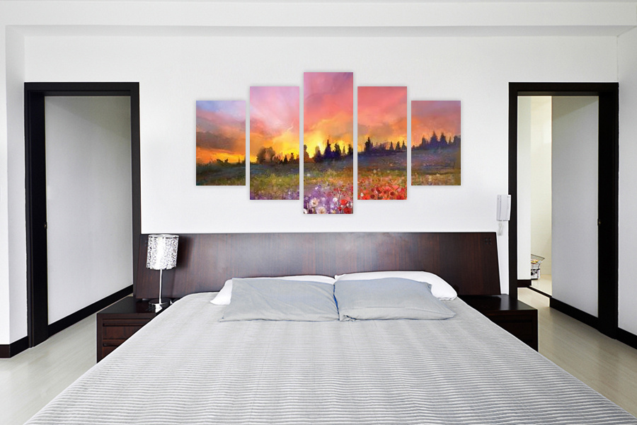 Πίνακας σε καμβά για χώρο που μπορεί να προορίζεται για σαλόνι, με αφηρημένο στυλ και μοντέρνα διακόσμηση.