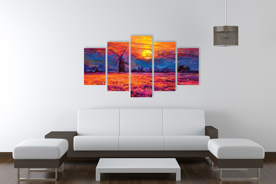 Πίνακας σε καμβά για εσωτερικό χώρο, αφηρημένο σχέδιο, με μοντέρνο στυλ διακόσμησης.