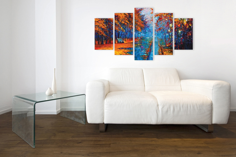 Πίνακας σε καμβά για χώρο που μπορεί να προορίζεται για γραφείο, με αφηρημένο στυλ και μοντέρνα διακόσμηση.