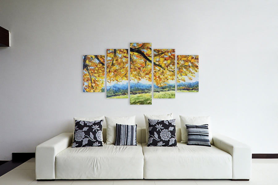 Πίνακας σε καμβά για διάδρομο, αφηρημένο στυλ, με χρωματιστά γεωμετρικά σχέδια, μοντέρνα διακόσμηση.