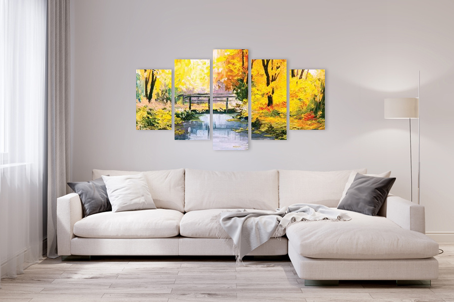 Πίνακας σε καμβά για σαλόνι, με αφηρημένο σχέδιο, μοντέρνο στυλ διακόσμησης.