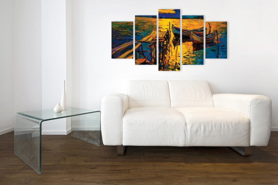 Πίνακας σε καμβά για μοντέρνο δωμάτιο, με αφηρημένα σχέδια, ιδανικός για σύγχρονη διακόσμηση.