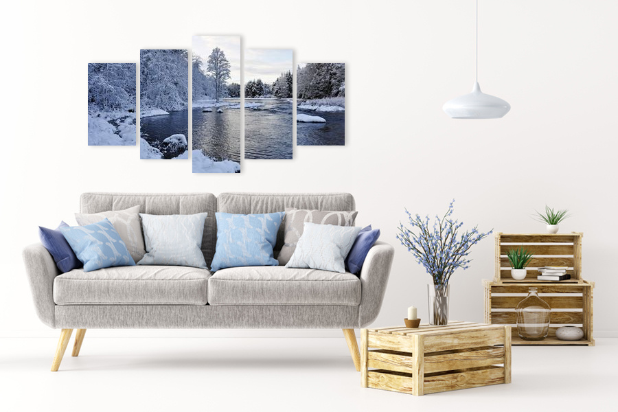 Πίνακας σε καμβά για τοίχο, τοπίο του καλλιτέχνη, με φυσικά τοπία και ρεαλιστικό στυλ, μοντέρνα διακόσμηση.