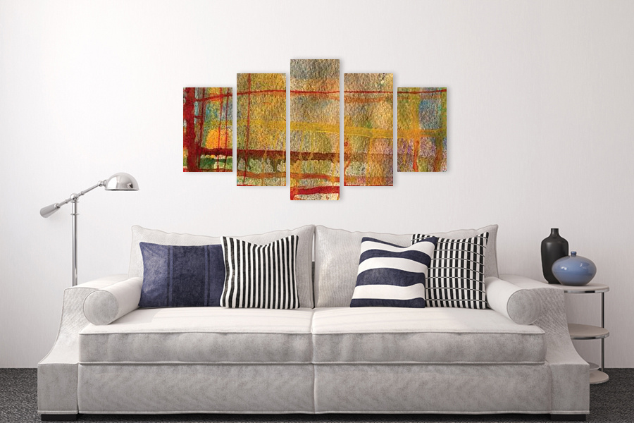 Πίνακας σε καμβά για χώρους που μπορεί να προορίζονται, με αφηρημένο στυλ και μοντέρνα διακόσμηση.