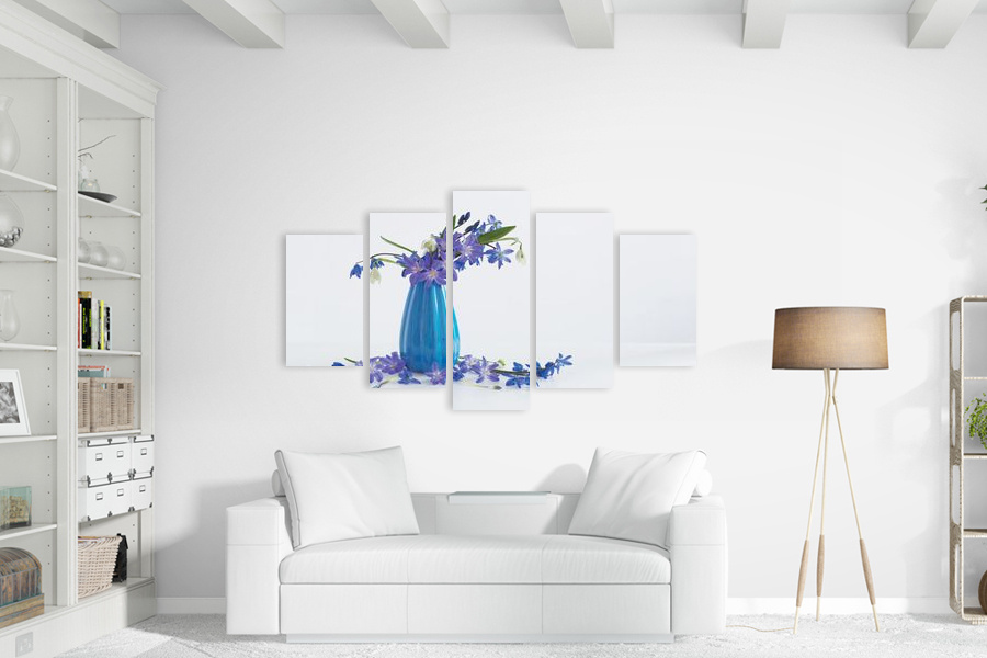 Πίνακας σε καμβά για χώρο που μπορεί να προορίζεται, με ρεαλιστικό στυλ και μοντέρνα διακόσμηση.