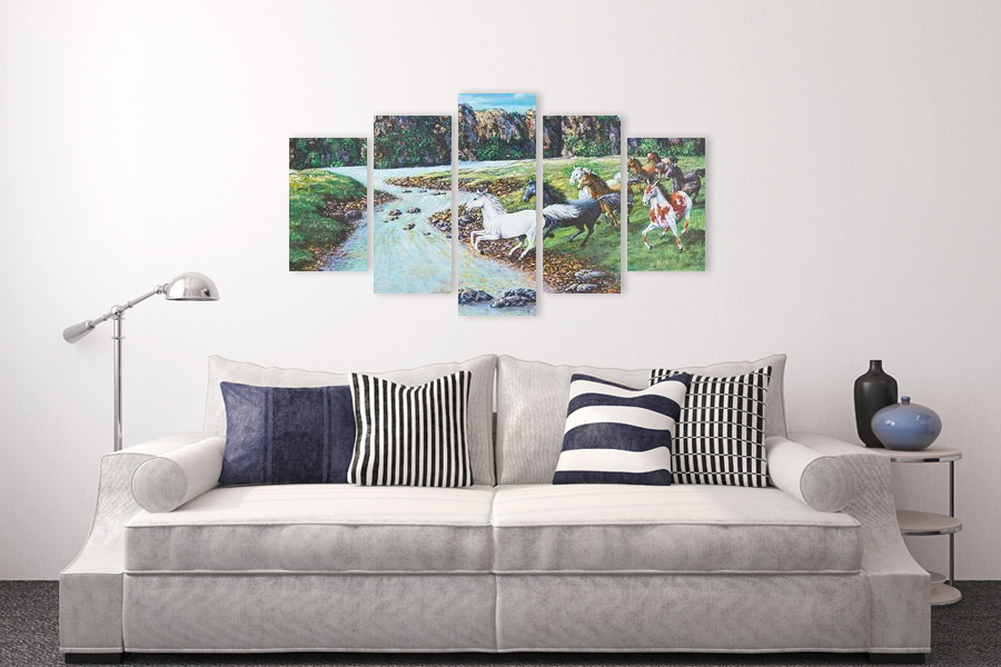 Πίνακας σε καμβά για μοντέρνο χώρο, με αφηρημένο θέμα και minimal στυλ διακόσμησης.