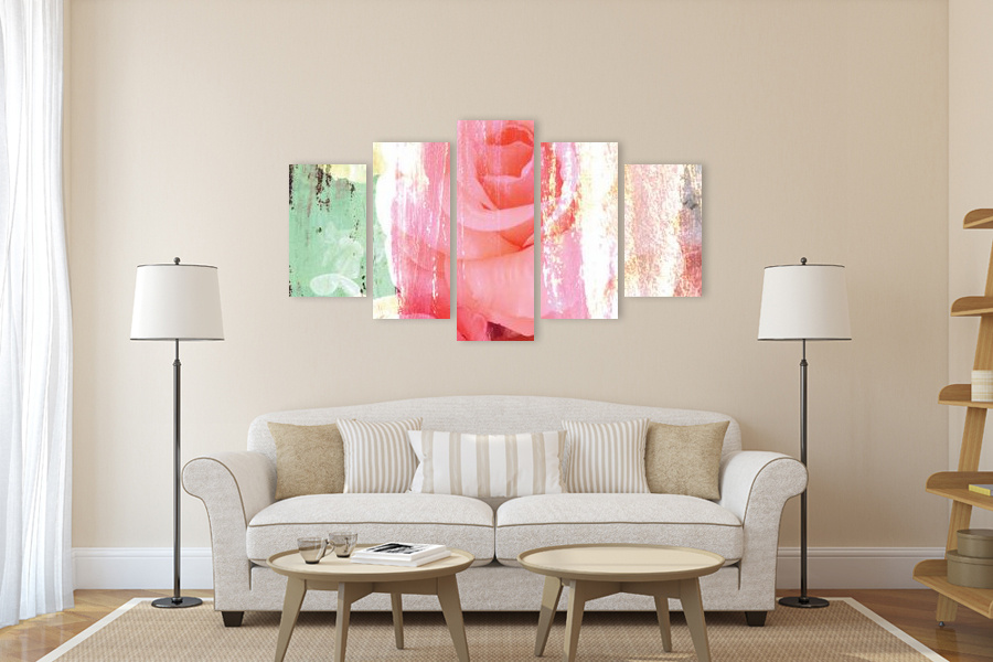 Πίνακας σε καμβά για ζωντανό χώρο, με αφηρημένα σχέδια, μοντέρνου στυλ διακόσμησης.