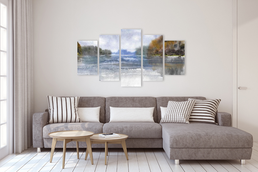 Πίνακας σε καμβά dla τοίχου, μοντέρνα διακόσμηση, αφηρημένο στιλ, με χρώματα που ζωντανεύουν τον χώρο.