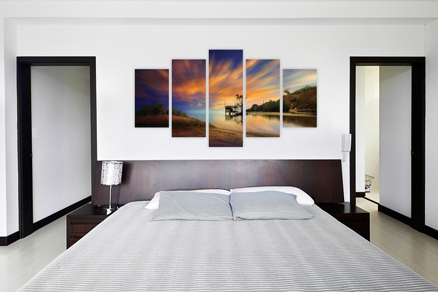 Πίνακας σε καμβά για χώρος που μπορεί να προορίζεται, αφηρημένο στυλ, με μοντέρνα διακόσμηση.