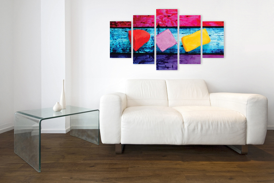 Πίνακας σε καμβά για μοντέρνο χώρο, με αφηρημένο σχέδιο, ιδανικός για διακόσμηση.