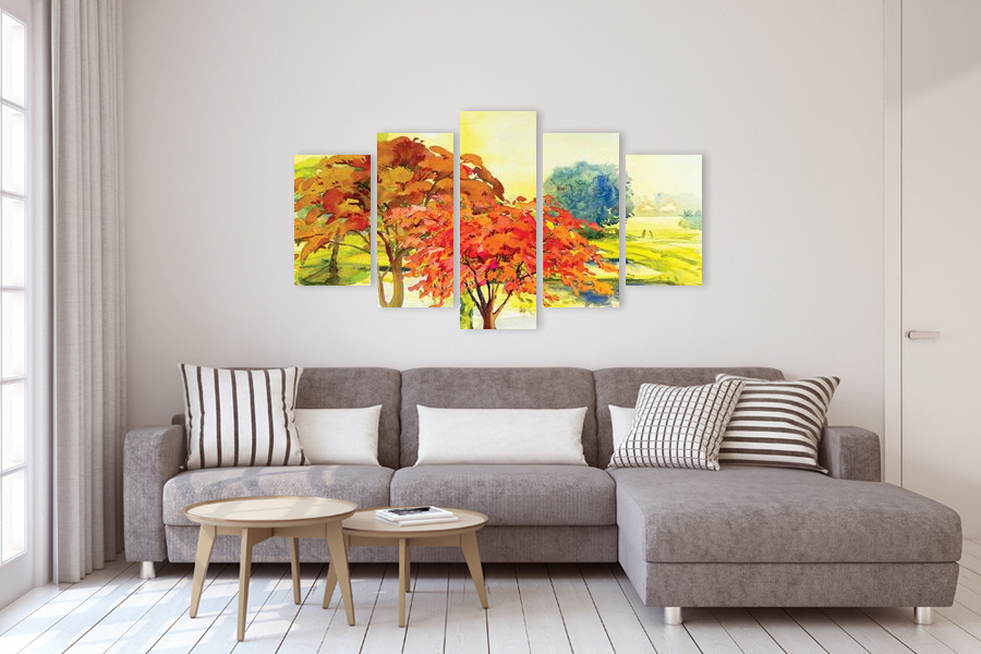 Πίνακας σε καμβά για το σαλόνι, με αφηρημένο σχέδιο, μοντέρνο στυλ διακόσμησης.