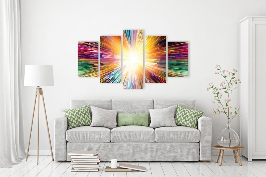 Πίνακας σε καμβά αφηρημένων εικόνων, με μοντέρνα διακόσμηση, ιδανικός για κάθε χώρο.