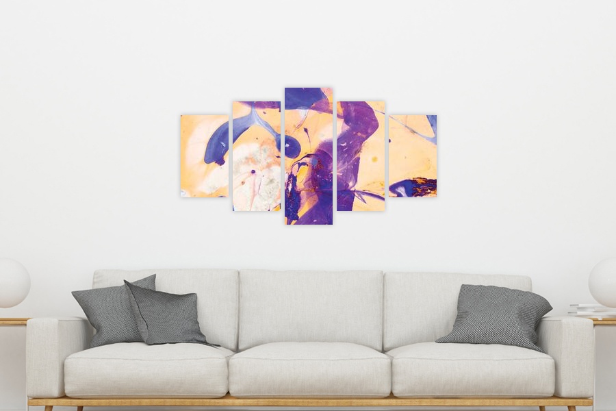 Πίνακας σε καμβά για μοντέρνο χώρο, αφηρημένη εικόνα, στυλ διακόσμησης minimal.