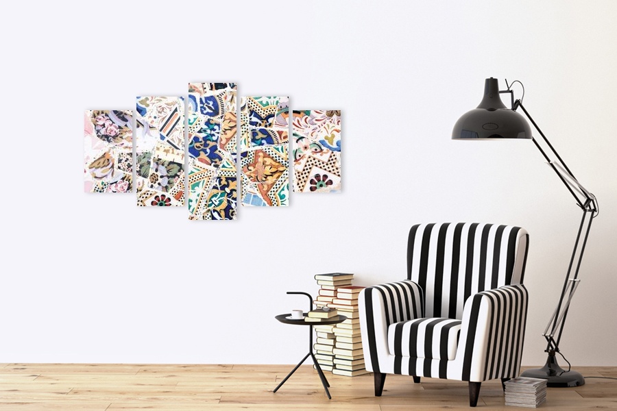 Πίνακας σε καμβά αφηρημένης τέχνης για μοντέρνο χώρο, με έντονες χρωματικές αντιθέσεις και σύγχρονο στυλ διακόσμησης.