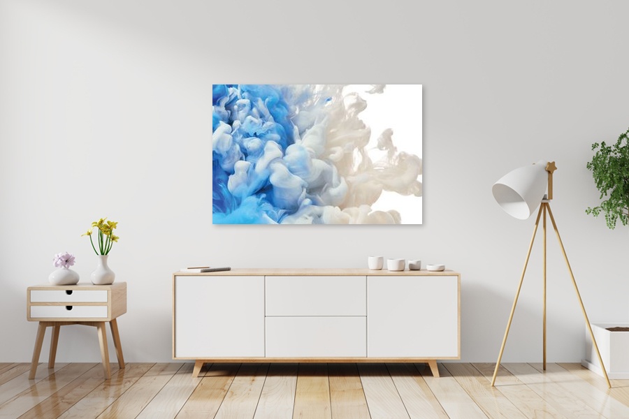 Πίνακας σε καμβά με αφηρημένο σχέδιο, ιδανικός για μοντέρνο χώρο.