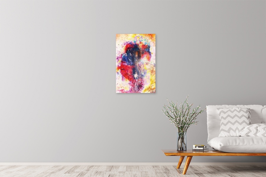 Πίνακας σε καμβά για μοντέρνο χώρο, αφηρημένη εικόνα, στυλ διακόσμησης minimal.