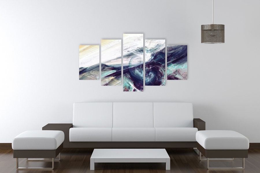 Πίνακας σε καμβά με αφηρημένη εικόνα, για μοντέρνο χώρο, στυλ διακόσμησης minimal.