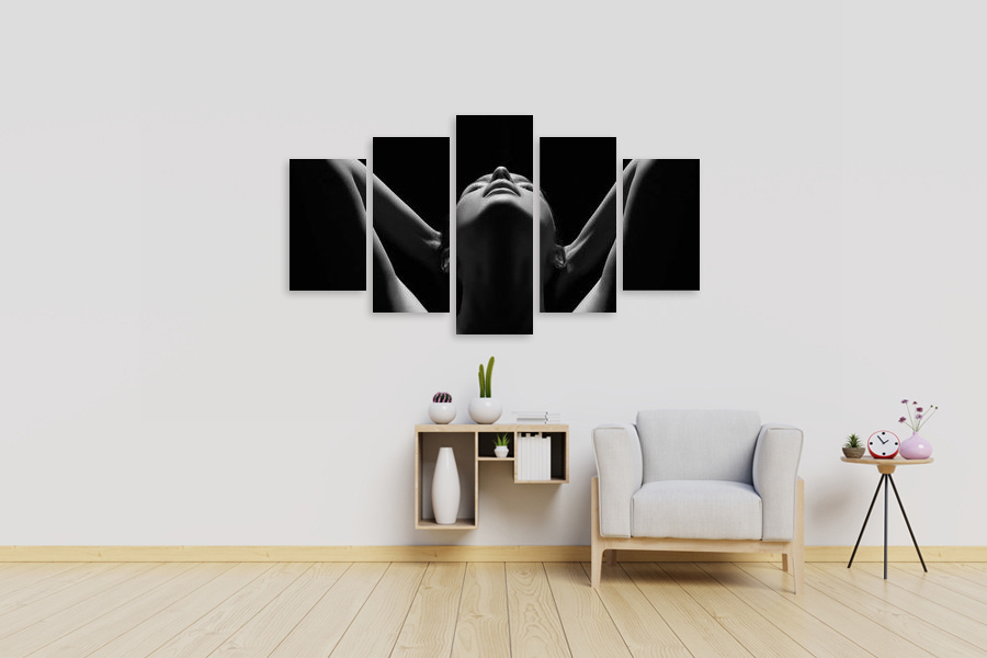 Πίνακας σε καμβά για υπνοδωμάτιο, με αισθησιακή εικόνα, αφηρημένο στυλ, μοντέρνα διακόσμηση.