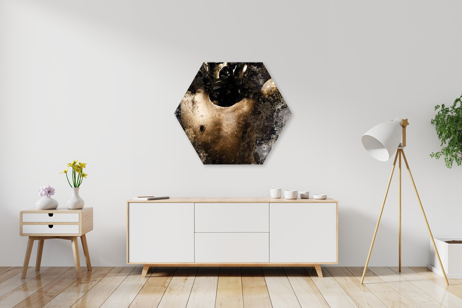 Πίνακας σε καμβά για χώρο που μπορεί να προορίζεται για υπνοδωμάτιο με αισθησιακή εικόνα, αφηρημένο στυλ, μοντέρνα διακόσμηση.