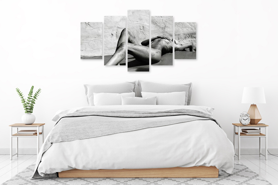 Πίνακας σε καμβά για αισθησιακό χώρο, με ρεαλιστική απεικόνιση, μοντέρνου στυλ διακόσμησης.