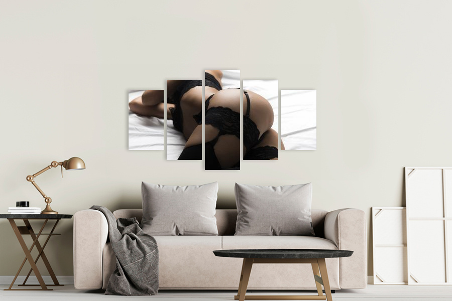 Πίνακας σε καμβά για δωμάτιο, αισθησιακή εικόνα, με αφηρημένο στυλ και μοντέρνα διακόσμηση.