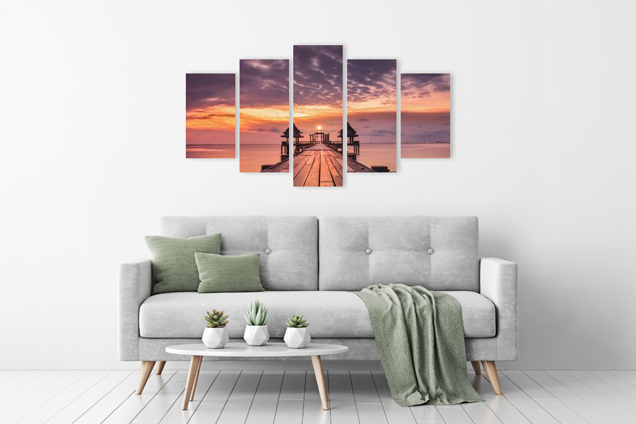 Πίνακας σε καμβά για χώρο που μπορεί να προορίζεται για τοπίο και φύση, με αφηρημένο στυλ και μοντέρνα διακόσμηση.