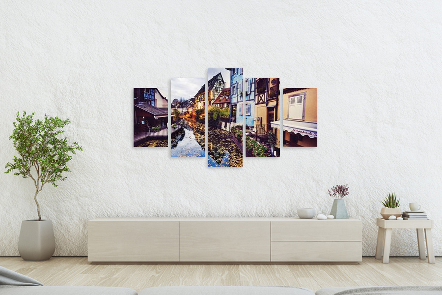 Πίνακας σε καμβά για τοίχο, τοπίο με φύση, μοντέρνο στυλ διακόσμησης, ιδανικός για σαλόνι.