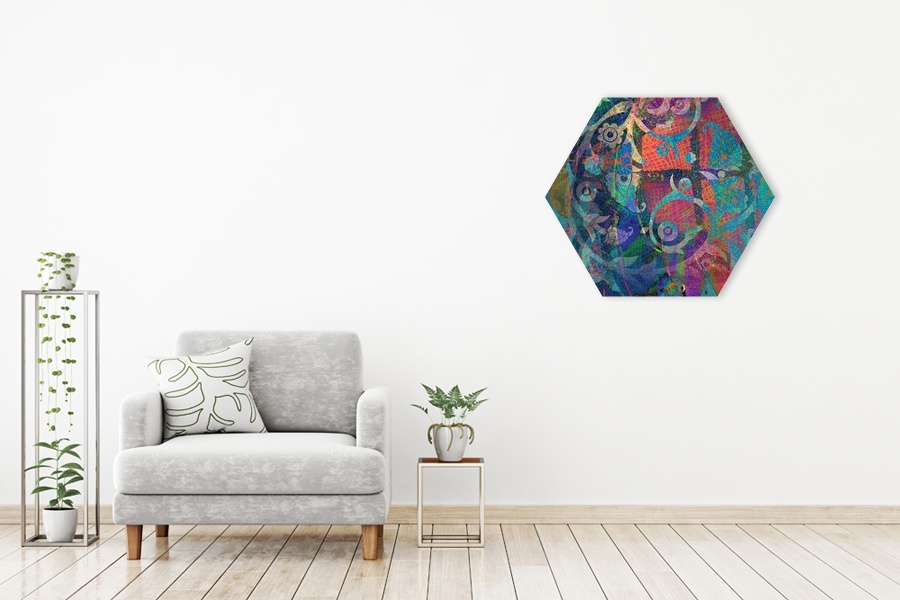 Πίνακας σε καμβά για μοντέρνο χώρο, με αφηρημένο σχέδιο, με στυλ διακόσμησης minimal.