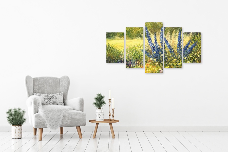 Πίνακας σε καμβά για μοντέρνο χώρο, αφηρημένο σχέδιο, με έντονα χρώματα, ιδανικός για διακόσμηση.