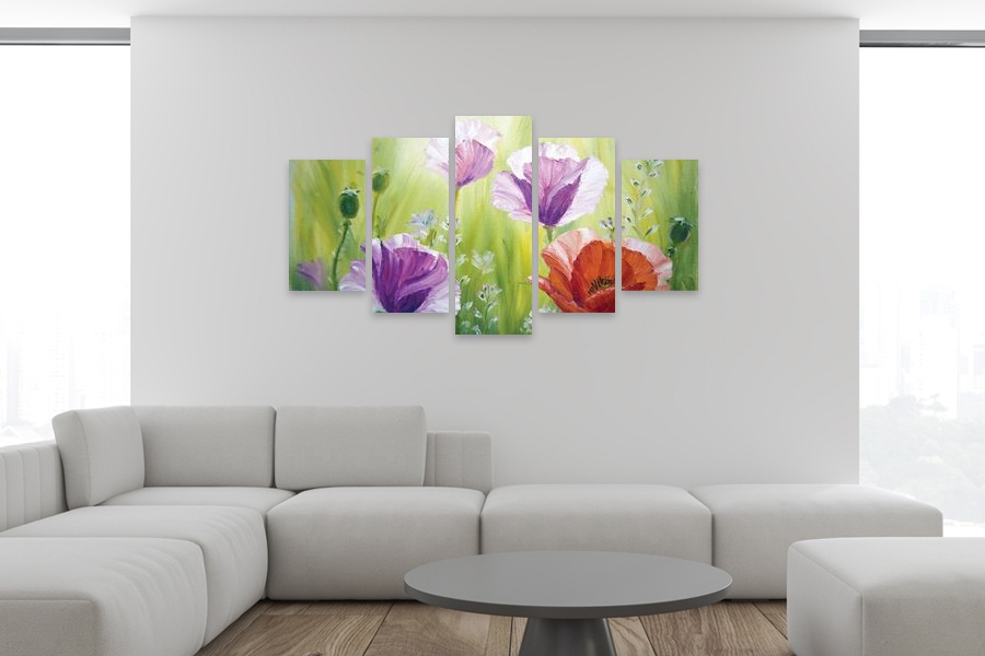 Πίνακας σε καμβά για χώρο που μπορεί να προορίζεται, αφηρημένο στυλ, μοντέρνα διακόσμηση.