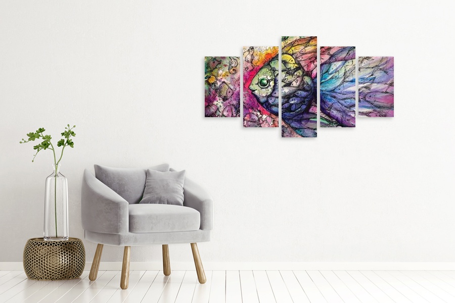 Πίνακας σε καμβά για εσωτερικό χώρο, με αφηρημένα σχέδια, μοντέρνο στυλ διακόσμησης.