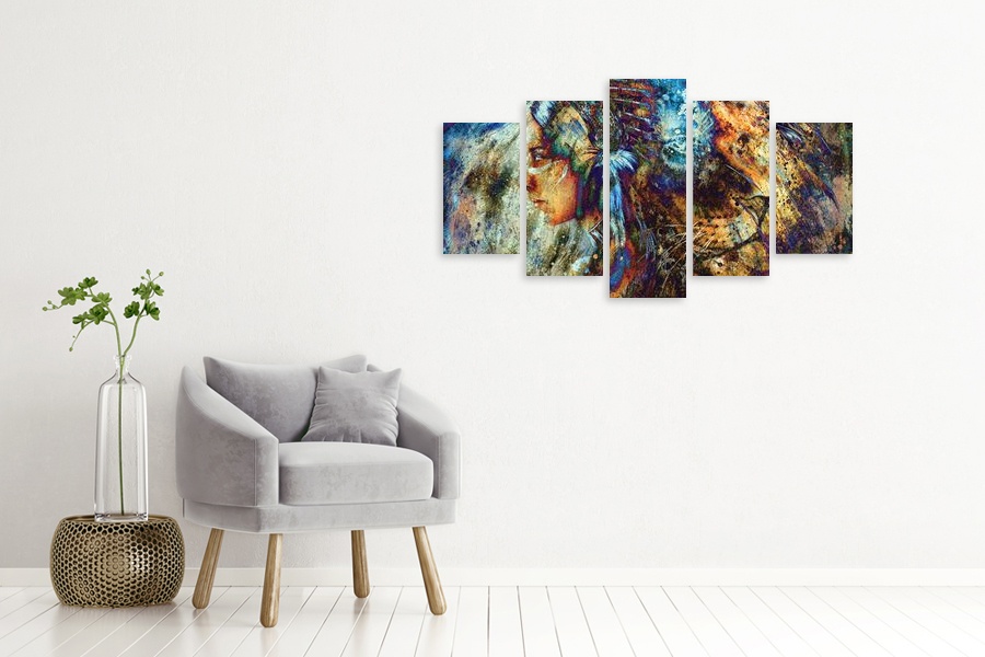 Πίνακας σε καμβά για χώρος που μπορεί να προορίζεται, με ρεαλιστικό στυλ, ιδανικός για μοντέρνα διακόσμηση.