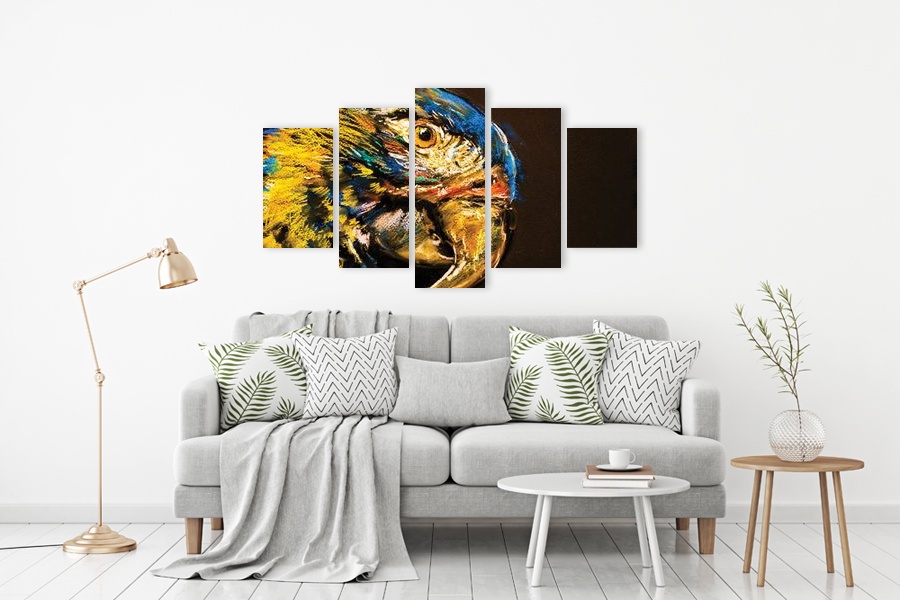 Πίνακας σε καμβά για τον τοίχο, με αφηρημένο θέμα και μοντέρνο στυλ διακόσμησης.