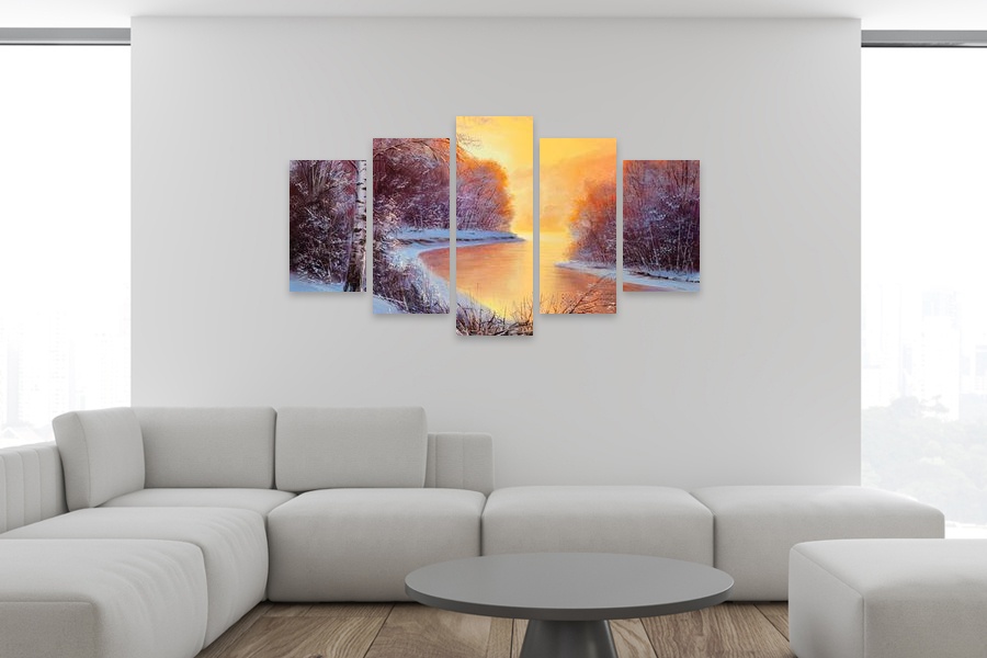 Πίνακας σε καμβά για χώρο που μπορεί να προορίζεται, σε αφηρημένο στυλ με μοντέρνα διακόσμηση.