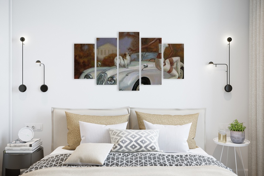 Πίνακας σε καμβά, με θέμα άγνωστο, σε αφηρημένο στυλ, κατάλληλος για μοντέρνο χώρο.