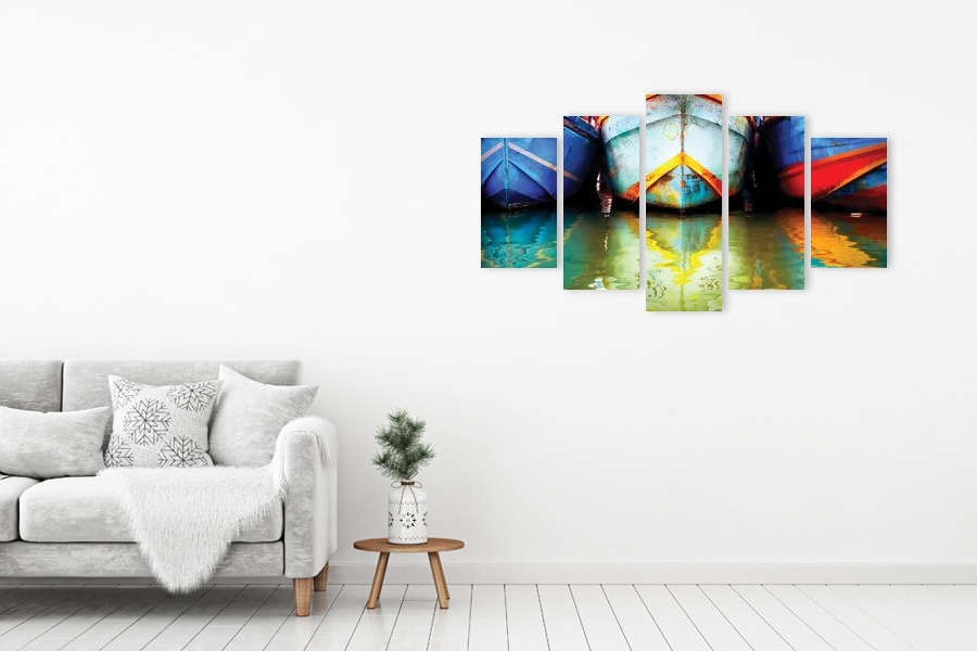 Πίνακας σε καμβά για χώρο που μπορεί να προορίζεται, με αφηρημένα σχέδια, μοντέρνο στυλ.