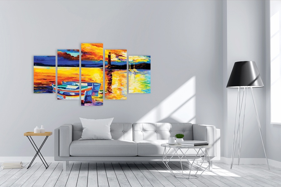 Πίνακας σε καμβά για χώρο που μπορεί να προορίζεται, με αφηρημένο στυλ και μοντέρνα διακόσμηση.