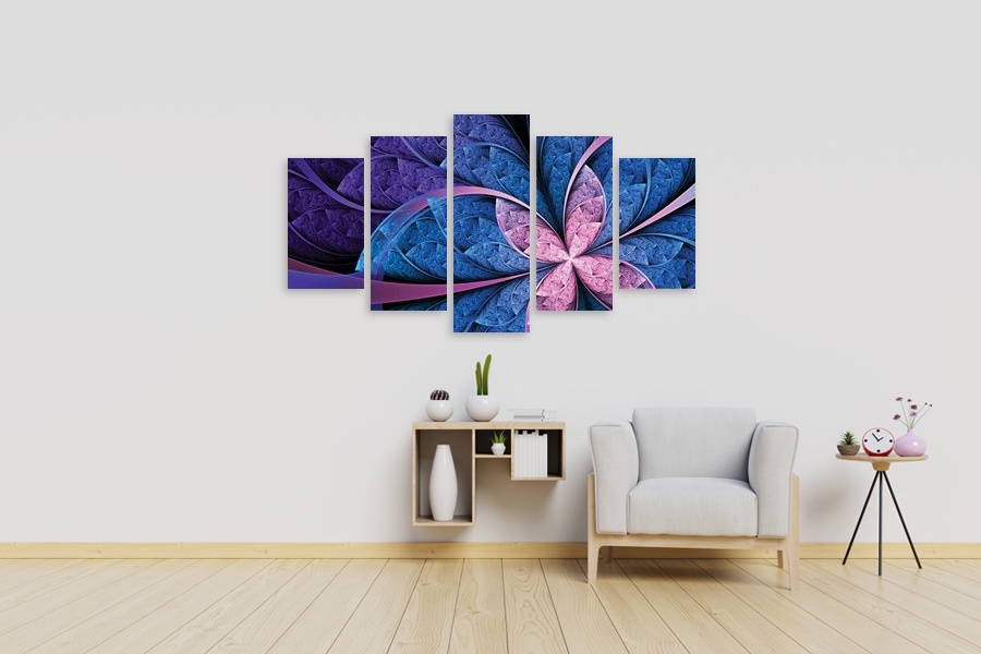 Πίνακας σε καμβά για χώρο που μπορεί να προορίζεται, με αφηρημένο στυλ διακόσμησης.