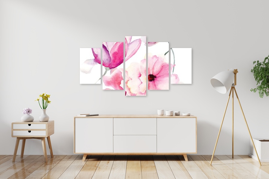 Πίνακας σε καμβά, για κατοικία, με αφηρημένο στυλ και μοντέρνα διακόσμηση.