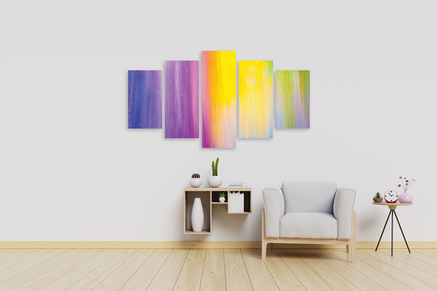 Πίνακας σε καμβά για χώρο που μπορεί να προορίζεται, με αφηρημένο στυλ και μοντέρνα διακόσμηση.